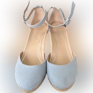 Light Blue Vionic Espadrilles